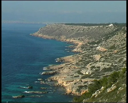 Mediterranean coast Stock Footage 141623