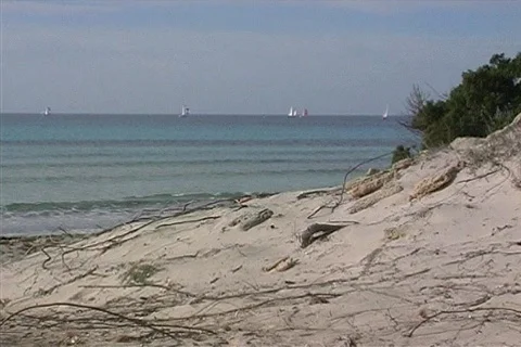 Mediterranean coast Stock Footage