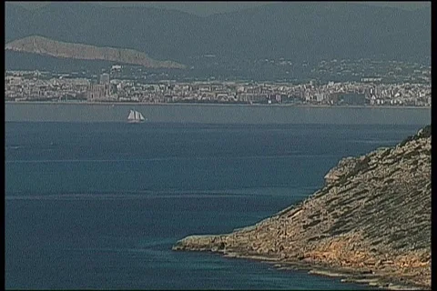 Mediterranean coast Stock Footage 398445