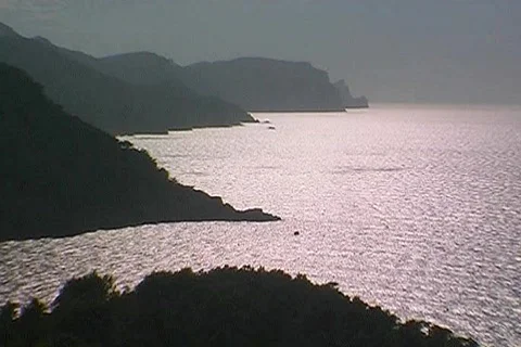 Mediterranean coast Stock Footage 398472