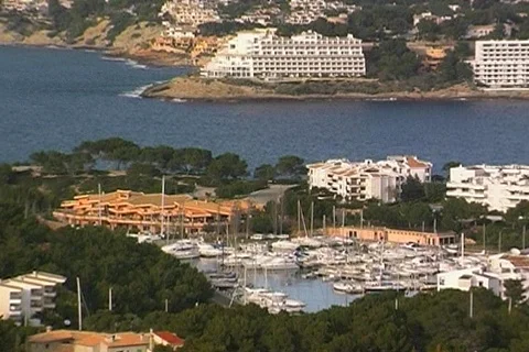 Mediterranean coast Stock Footage 398711