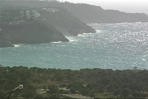 Mediterranean coast Stock Footage 398740