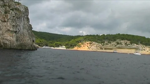 Mediterranean coast Video stock 3981101