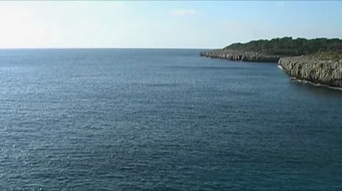 Mediterranean coast Stock Footage 3981116