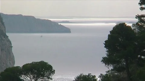 Mediterranean coast Stock Footage 3981130