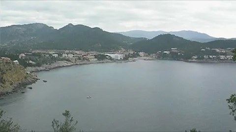 Mediterranean coast Stock Footage 3981141