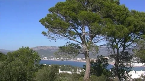Mediterranean coast Stock Footage 3981182