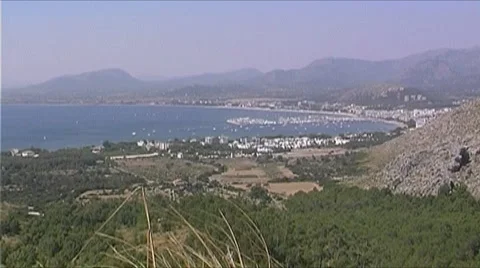 Mediterranean coast Stock Footage 3982806