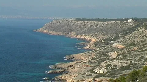 Mediterranean coast Stock Footage 3991477