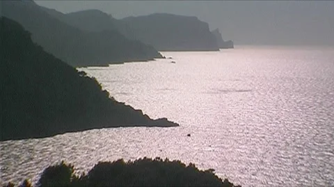 Mediterranean coast Stock Footage 3994696