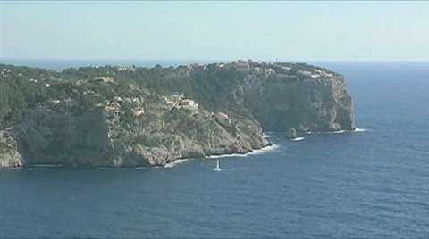 Mediterranean coast Stock Footage 3995027