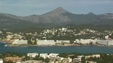 Mediterranean coast Stock Footage 3999359
