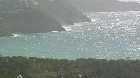Mediterranean coast Stock Footage 4000140