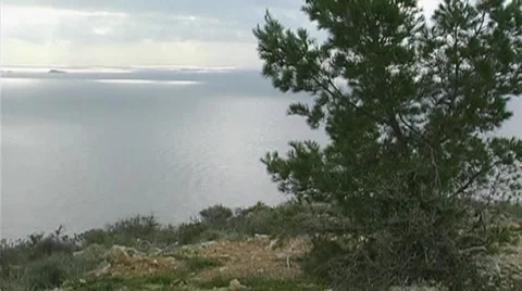 Mediterranean coast Stock Footage 4004856