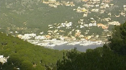 Mediterranean coast Video stock 4006240