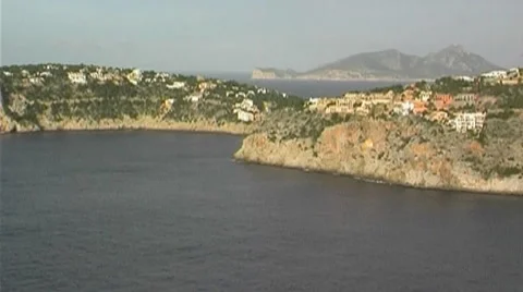 Mediterranean coast Stock Footage 4006563