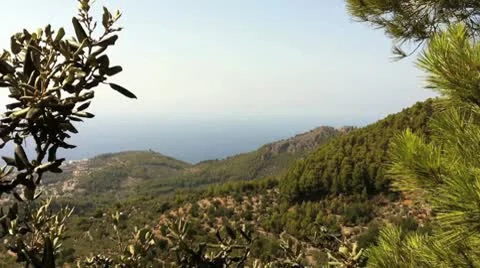 Mediterranean Coast Stock Footage 9271492