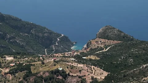 The Mediterranean coast Stock Footage 266985585