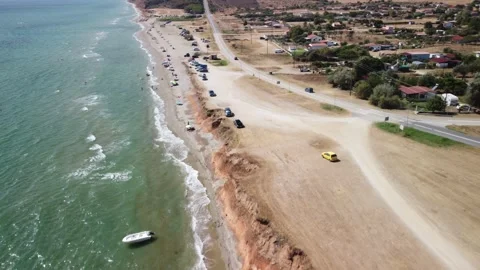Mediterranean Coast Greece Vídeo Stock 287348284