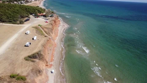 Mediterranean Coast Greece Vídeo Stock 287348368