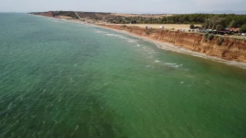 Mediterranean Coast Greece Vídeo Stock 287348484
