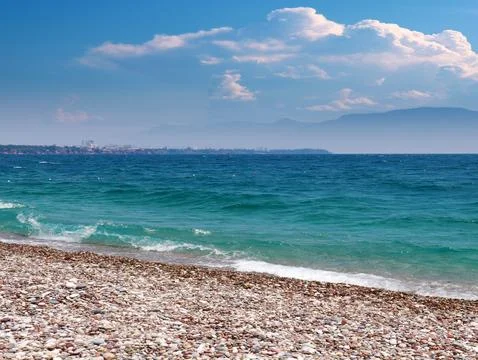 The Mediterranean coast Stock Photos