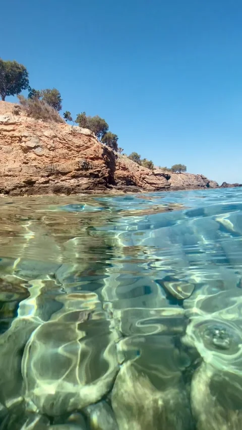 Mediterranean coastline Video stock 338158871