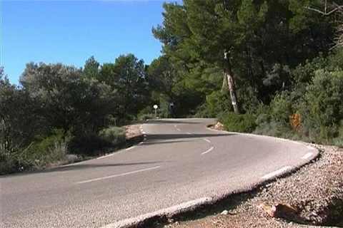 Mediterranean coastroad Video stock 398823