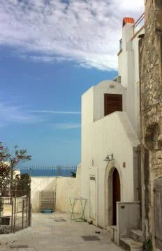 Mediterranean corner Stock Photos