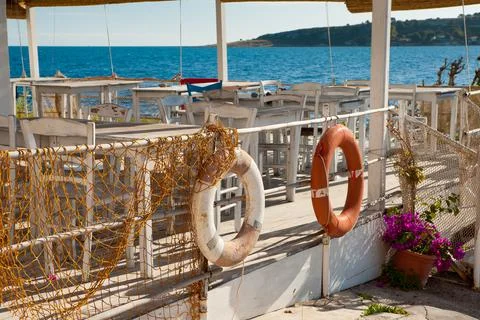 Mediterranean corner Stock Photos