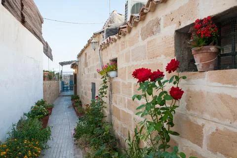 Mediterranean corner Stock Photos