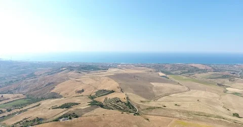 Mediterranean countryside in the summer Stock Footage 76207003