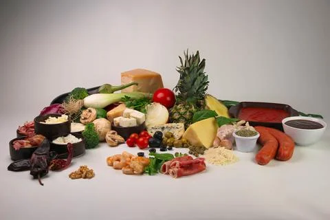 Mediterranean food Stock Photos