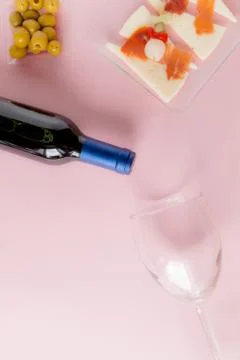 Mediterranean gastronomy and tapas composition Stock Photos