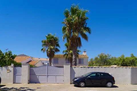 Mediterranean house Stock Photos