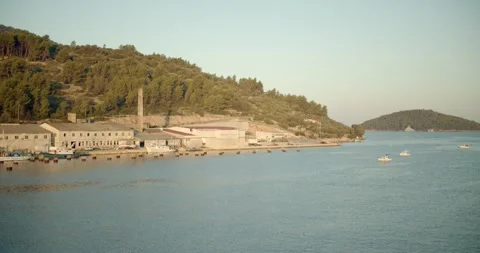 Mediterranean island shipyard Vidéo 141653955