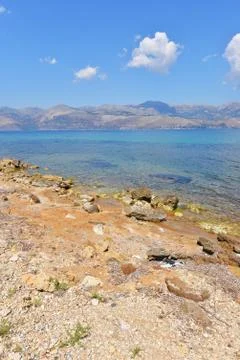 Mediterranean ladnscape Stock Photos