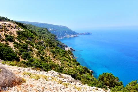 Mediterranean ladnscape Stock Photos