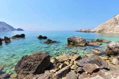 Mediterranean ladnscape Stock Photos