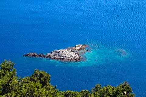Mediterranean landscape Stock Photos