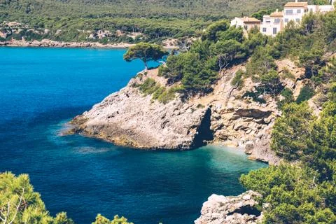 Mediterranean landscape Stock Photos