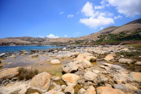 Mediterranean landscape Stock Photos