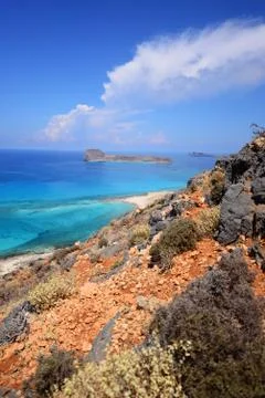 Mediterranean landscape Stock Photos