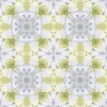 Mediterranean mosaic seamless pattern design, Repeat textile design, Surfac.. Illustrazione stock