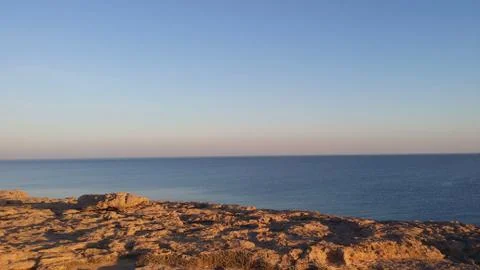 Mediterranean Ocean Cliff Stock Photos