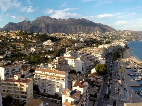 Mediterranean resort Altea, Spain Video stock 80226952