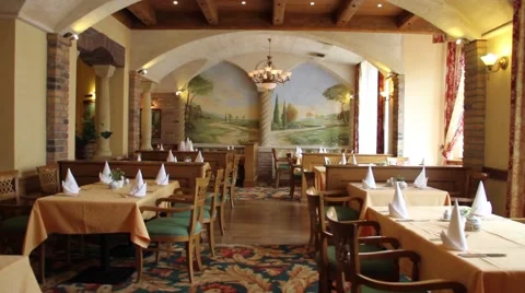 Mediterranean restaurant interior 動画素材 62066065