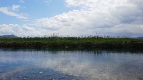 Mediterranean Rivers in the Spring (60 fps) Stock Footage 115293686