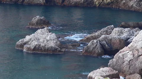 Mediterranean rocks Stock Footage 56064298