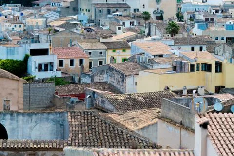 Mediterranean rooftops Stock Photos